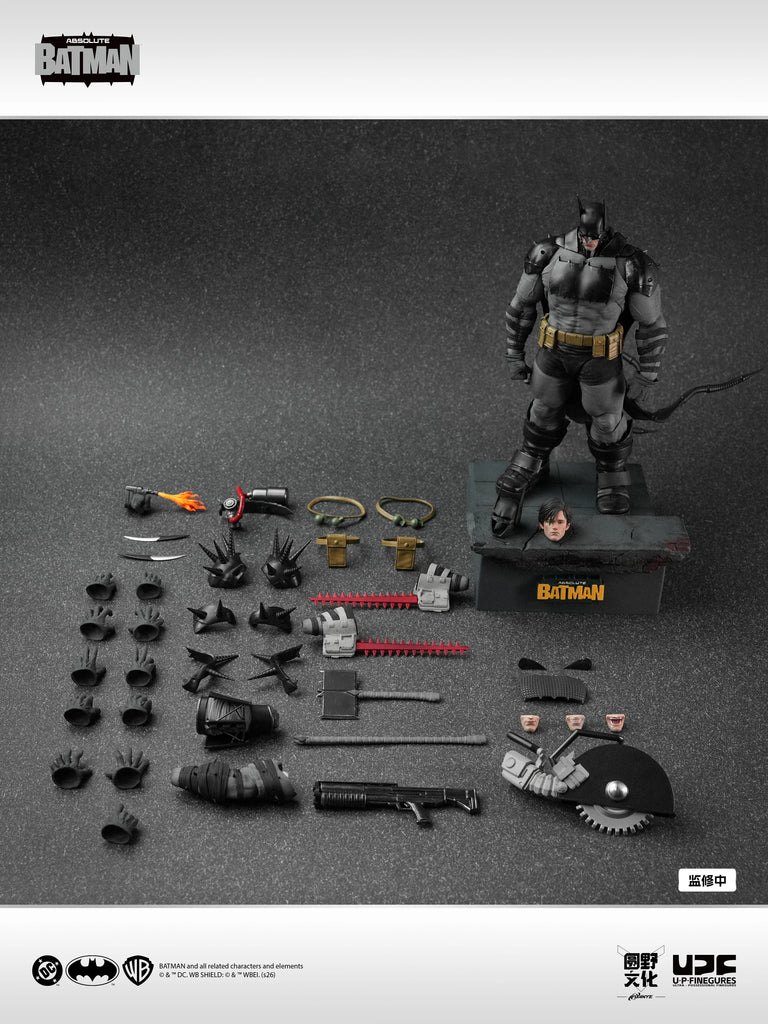 Preorder! U-P-Finegures (LPZZ)「良品制造」Absolute batman 1/12 Batman Action Figure