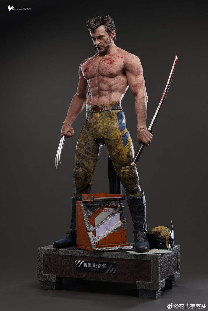 Hot Toys MMS756 Marvel Deadpool and Wolverine Wolverine (Jacket Version) 1/6 Scale Collectible Figure