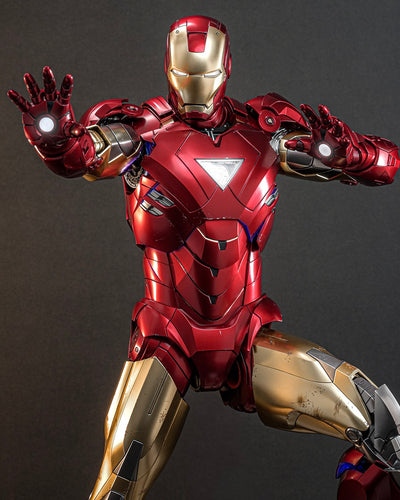 Hot Toys QS025 Iron Man 2 Iron Man Mark VI 1/4 Quarter Scale Collectible Figure