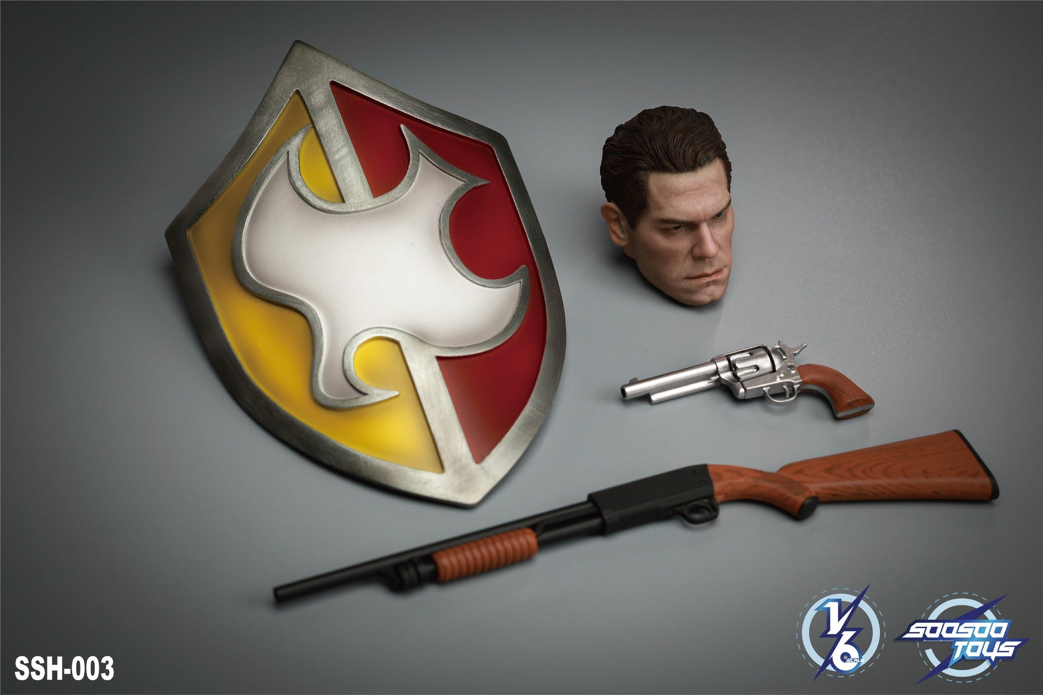 Soosootoys SSH004 1/6 Scale Head with Weapon Set – Pop Collectibles