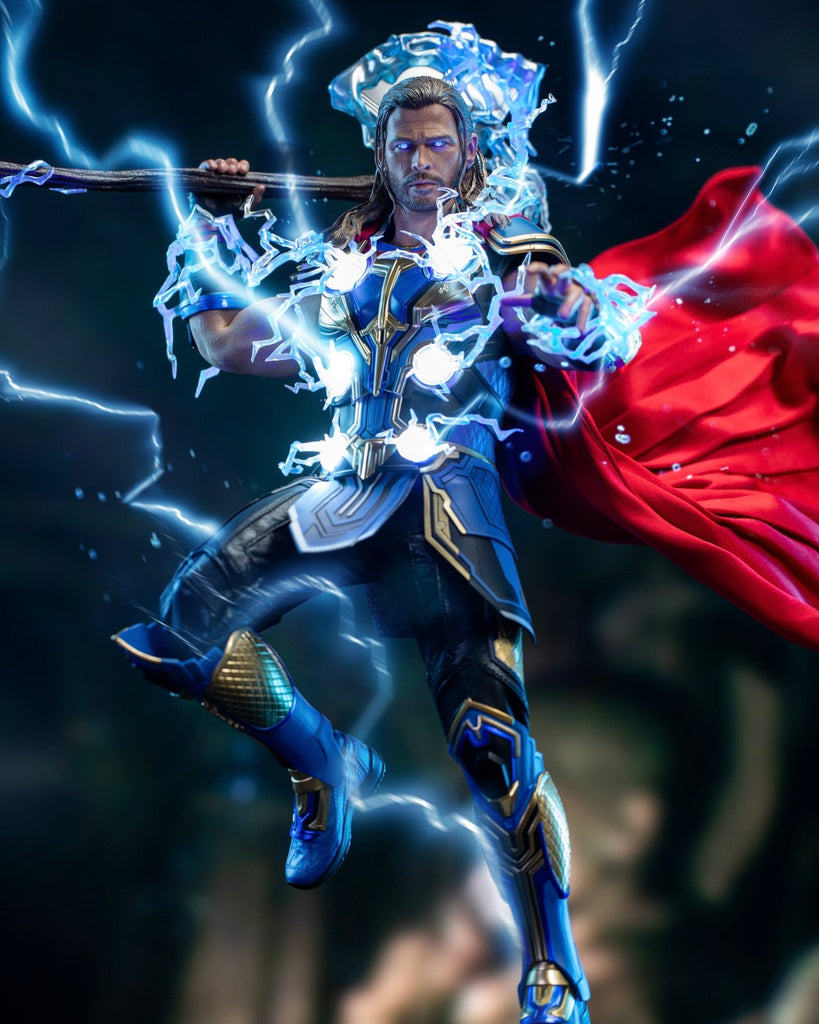 Hot Toys MMS656 Marvel Thor Love and Thunder Thor 1/6 Scale Collectible Figure Deluxe Edition