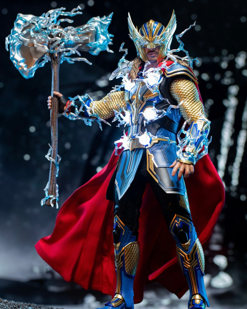 Hot Toys MMS656 Marvel Thor Love and Thunder Thor 1/6 Scale Collectible Figure Deluxe Edition