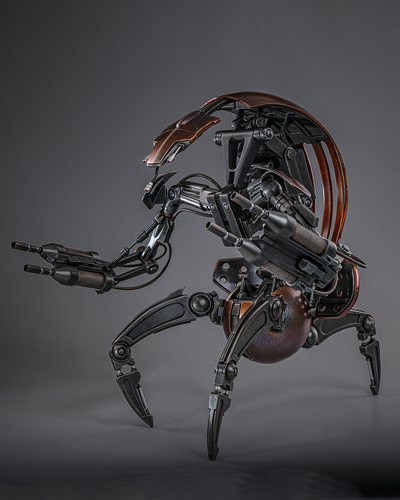 Hot Toys MMS755 Star Wars The Phantom Menace Droideka 1/6 Scale Collectible Figure