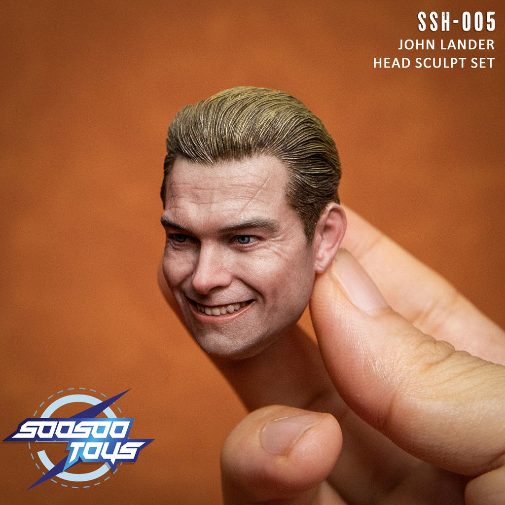 Preorder! Soosootoys SSH005 1/6 John Lander Headsculpt Duo Set