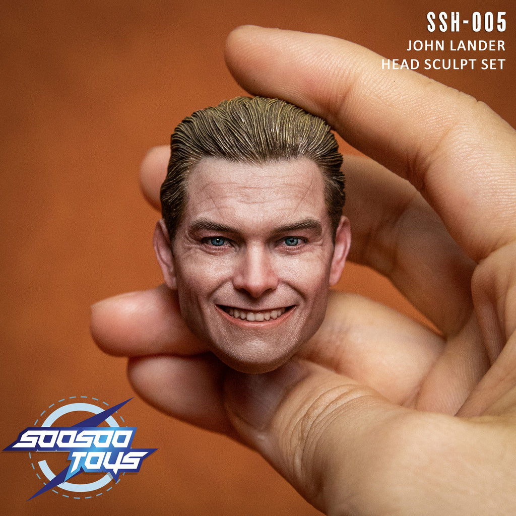 Preorder! Soosootoys SSH005 1/6 John Lander Headsculpt Duo Set