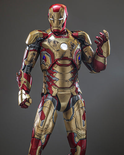Hot Toys MMS758D65 Marvel Ironman 3 Ironman Mark 42 (2.0) 1/6 Scale Collectible Figure (Regular Version) Standard Edition