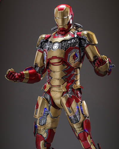 Hot Toys MMS758D65 Marvel Ironman 3 Ironman Mark 42 (2.0) 1/6 Scale Collectible Figure (Regular Version) Standard Edition