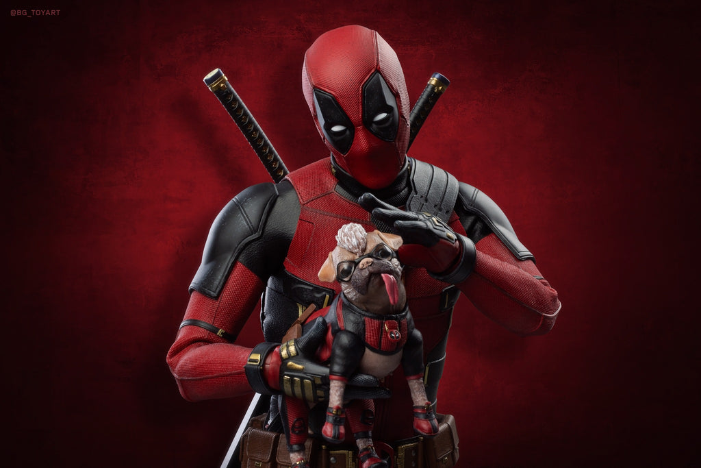 Hot Toys MMS746B Marvel Deadpool and Wolverine Deadpool 1/6 Scale Collectible Figure Exclusive Special Edition