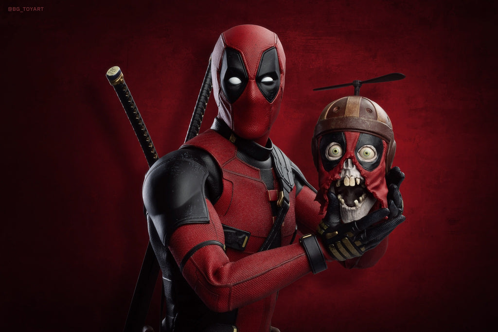 Hot Toys MMS746B Marvel Deadpool and Wolverine Deadpool 1/6 Scale Collectible Figure Exclusive Special Edition