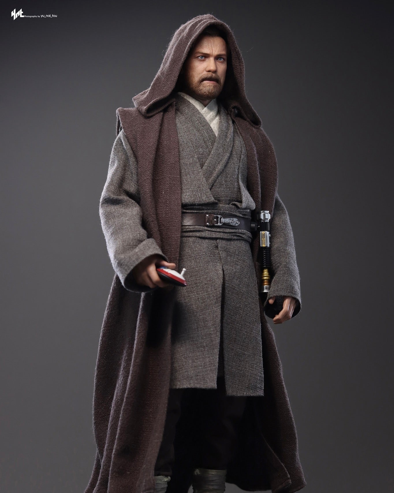 Figurine Hot Toys Star Wars Obi-Wan Kenobi 1/6 - Collection DX Avec Lightsaber LED, Hologrammes, Base Diorama - 6
