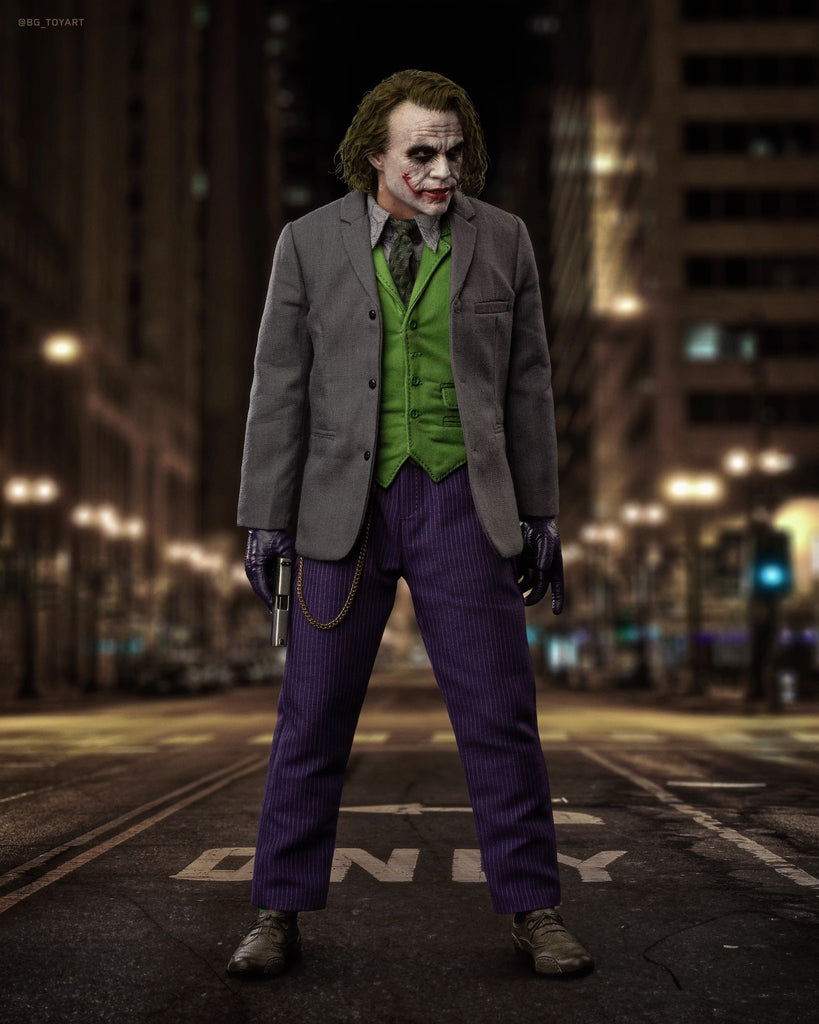 Hot Toys DX33AE The Dark Knight Trilogy 1/6th scale The Joker Collectible Figure Rooted Hair Artisan Edition