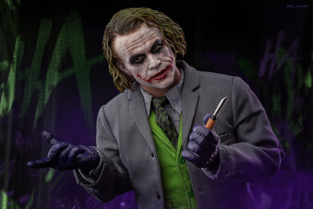 Hot Toys DX32 The Dark Knight Trilogy 1/6th scale The Joker Collectible Figure Sculpted Hair Standard Edition