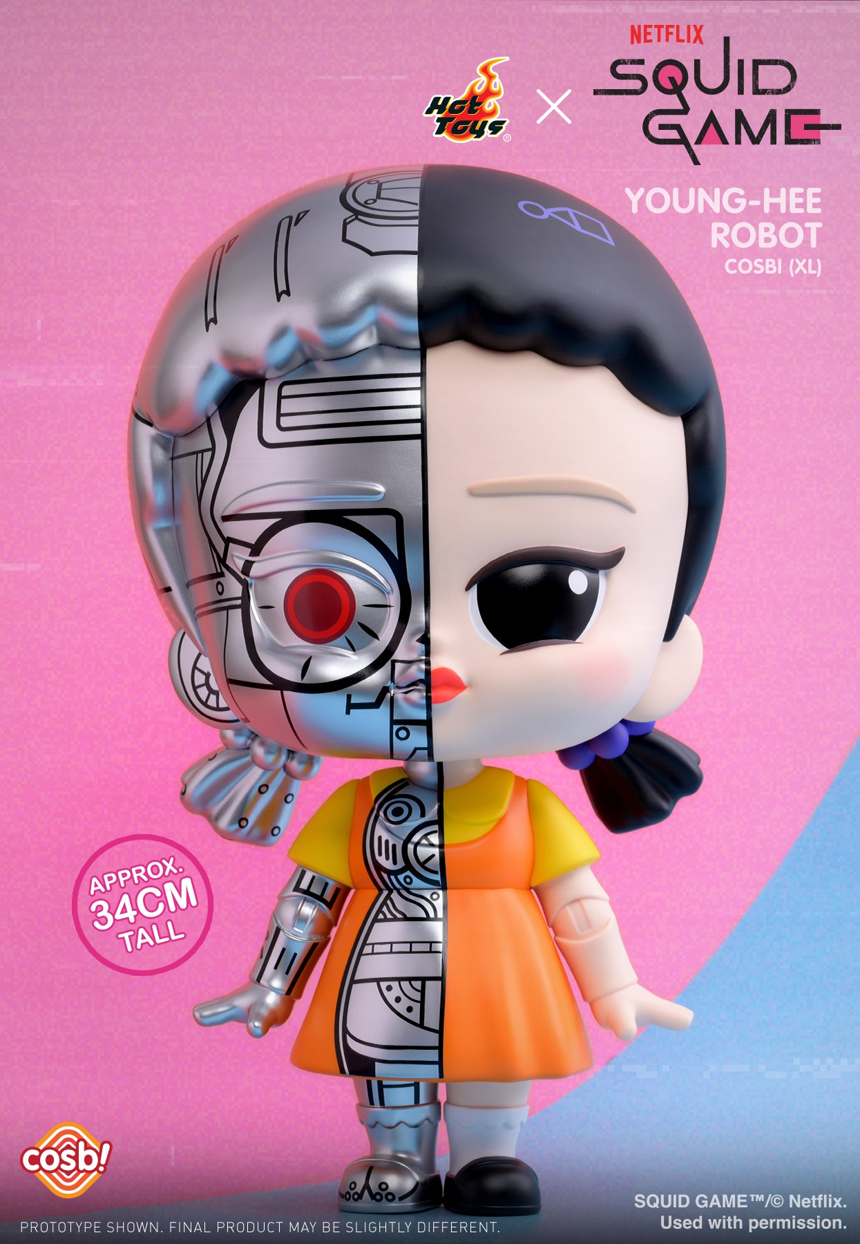 Hot Toys Cosbaby Squid Game Young-Hee Robot Cosbi (XL) – Pop