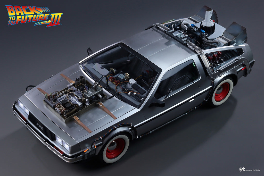 Hot Toys MMS738 Back to the Future III DeLorean Time Machine Collectible Sixth Scale Figure Accessory