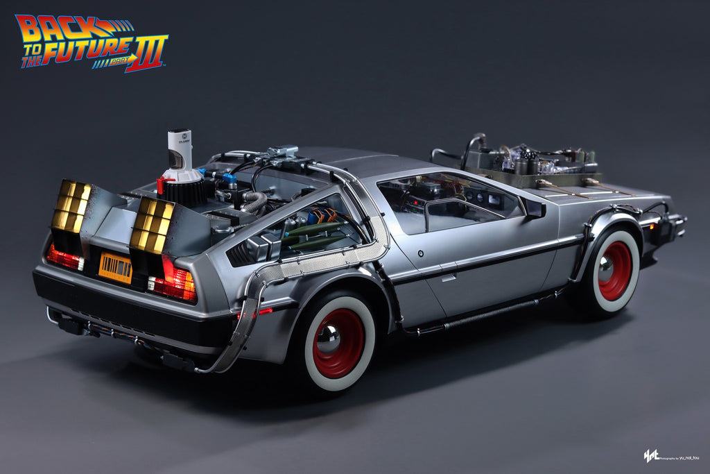 Hot Toys MMS738 Back to the Future III DeLorean Time Machine Collectible Sixth Scale Figure Accessory