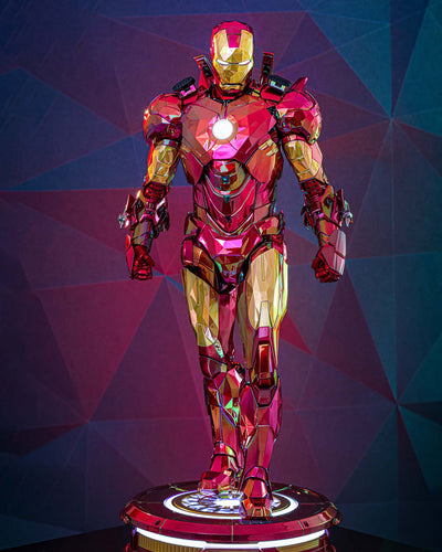 Hot Toys MMS792D70 Iron Man 2: 1/6th scale Iron Man Mark IV (Fractal Armor) Collectible Figure Limited Edition [Hot Toys Exclusive]