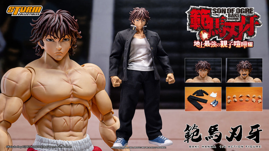 Preorder! Storm Collectibles KIBK07 1/6 Scale BAKI HANMA