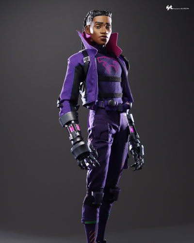 Hot Toys MMS725 Spiderman Across the Spiderverse Miles G. Morales 1/6 Scale Collectible Figure Regular Edition