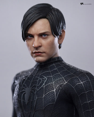 Hot Toys MMS728B Spider-Man 3 Spiderman (Black Suit) Collectible Figure (Deluxe Version) Special Edition 1/6th Scale Collectible Figure
