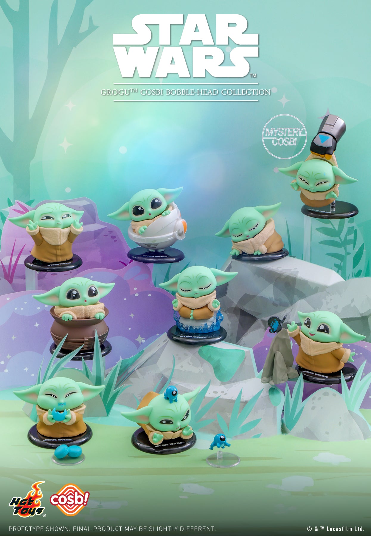 玩具、ホビーグッズ Hot Toys CBX250 Star Wars Grogu Cosbi Bobble-Head Collection