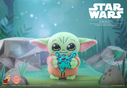 Hot Toys PPLU044N Grogu Cosbi Plush Keychain Collection