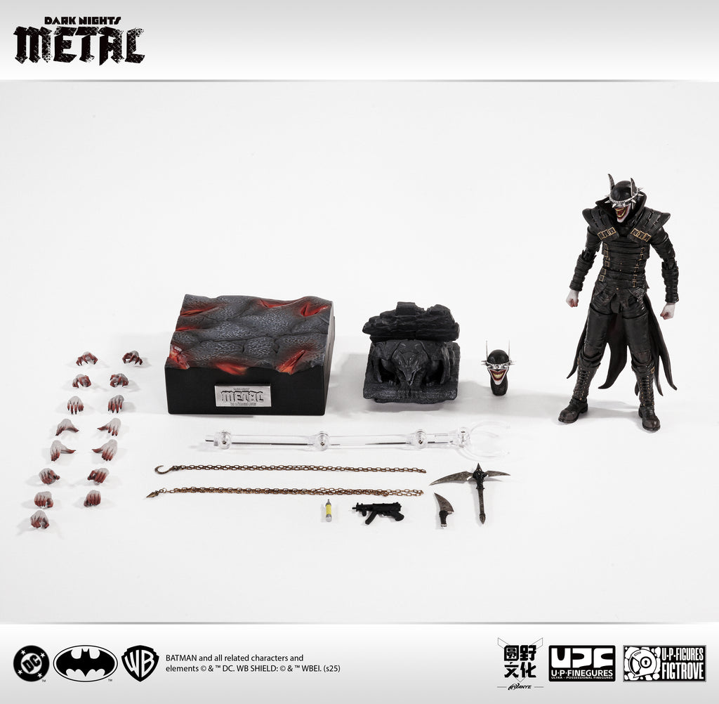 LPZZ DC003 Yuanye Culture X U-P-Finegures (LPZZ)「良品制造」The Batman Who Laughs (Dark Nights: Metal) 1/12 Scale Action Figure