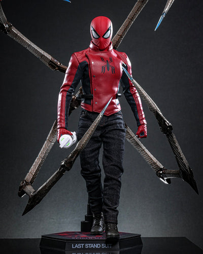 Hot Toys VGM71 Marvel's Spider-Man 2 1/6th scale Peter Parker (Last Stand Suit) Collectible Figure [Hot Toys Exclusive]