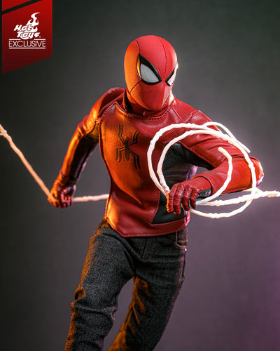 Hot Toys VGM71 Marvel's Spider-Man 2 1/6th scale Peter Parker (Last Stand Suit) Collectible Figure [Hot Toys Exclusive]