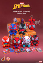 Load image into Gallery viewer, Hot Toys PPLU071N Spider-Man Cosbi Plush Keychain