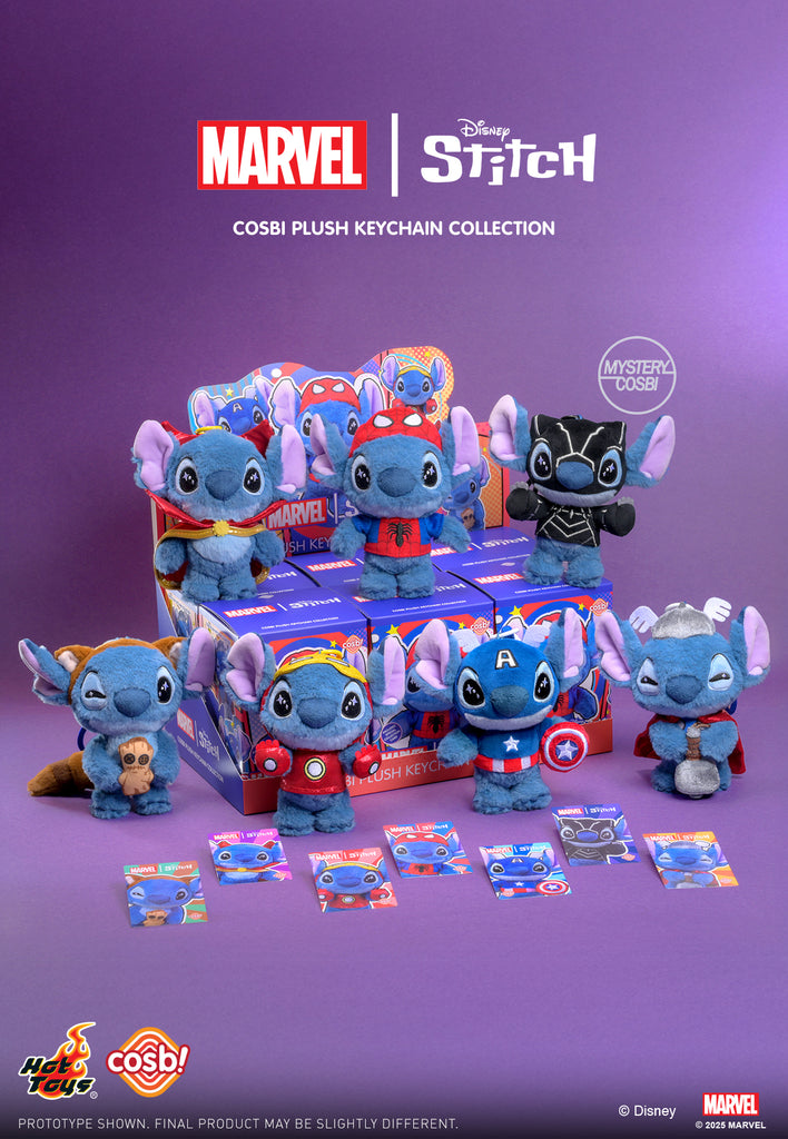 Hot Toys PPLU072N Marvel Stitch Cosbi Plush Keychain Collection