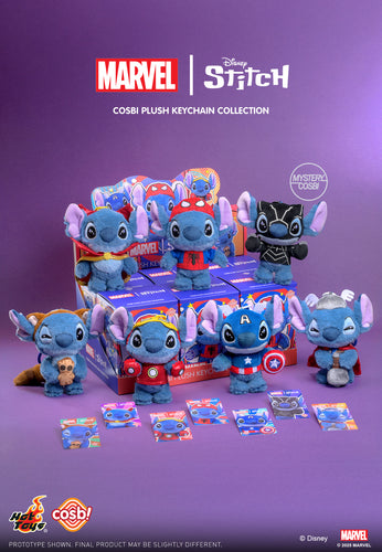 Hot Toys PPLU072N Marvel Stitch Cosbi Plush Keychain Collection