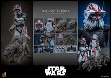 Load image into Gallery viewer, Hot Toys TMS167 Star Wars: The Clone Wars - Sergeant Hound 1/6th Scale Collectible Figure