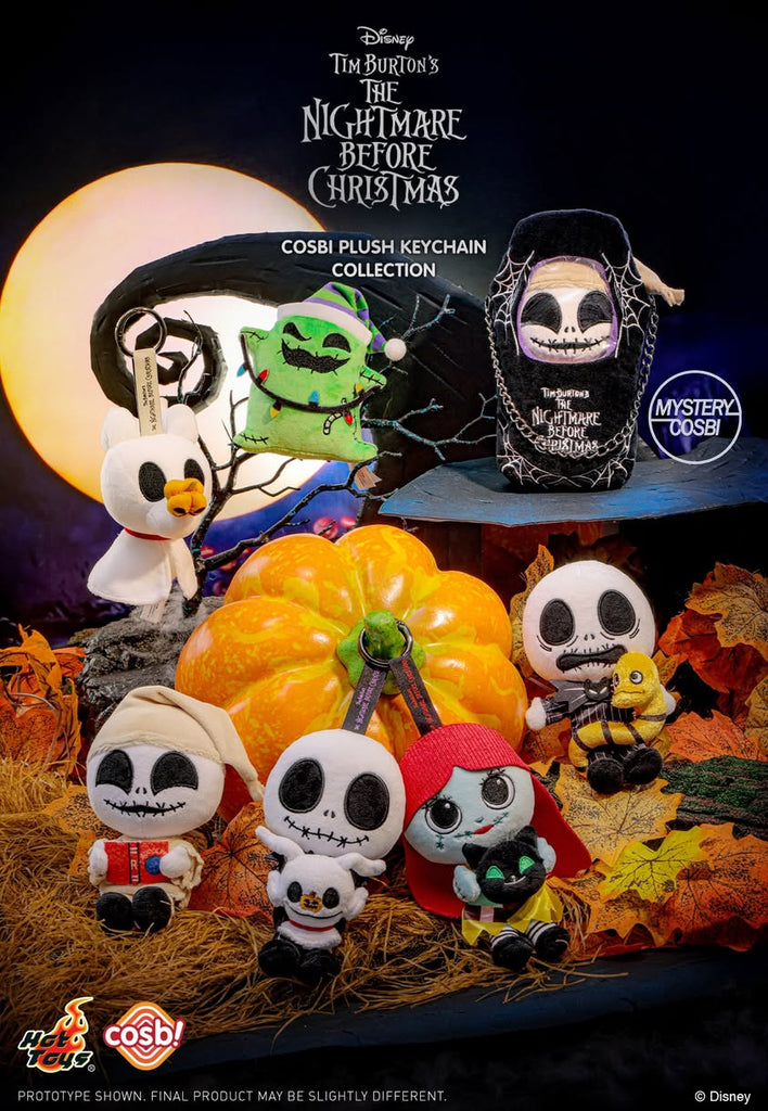 Hot Toys PPLU073N The Nightmare Before Christmas Cosbi Plush Keychain Collection