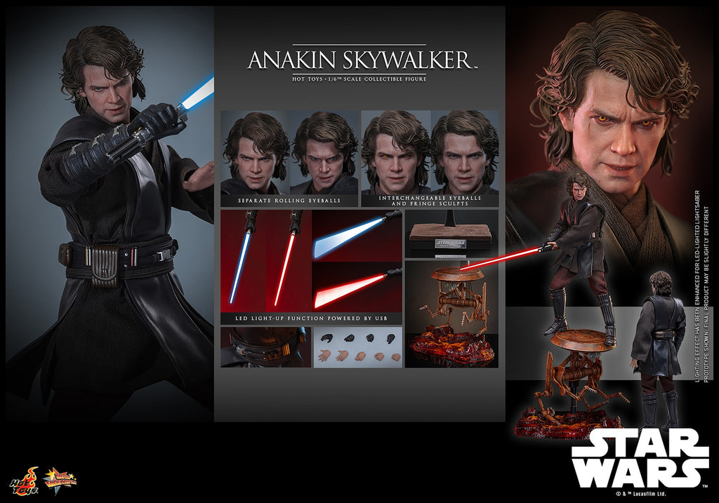 Hot Toys MMS839 Star Wars: Revenge of the Sith - Anakin Skywalker 1/6th Scale Collectible Figure