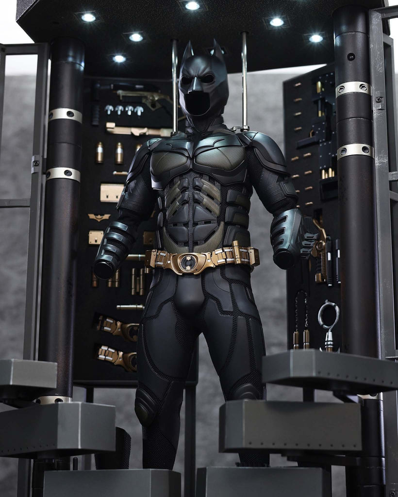 Hot Toys MMS750 Batman The Dark Knight 1/6th scale Batman Armory with Bruce Wayne (2.0) Collectible Set