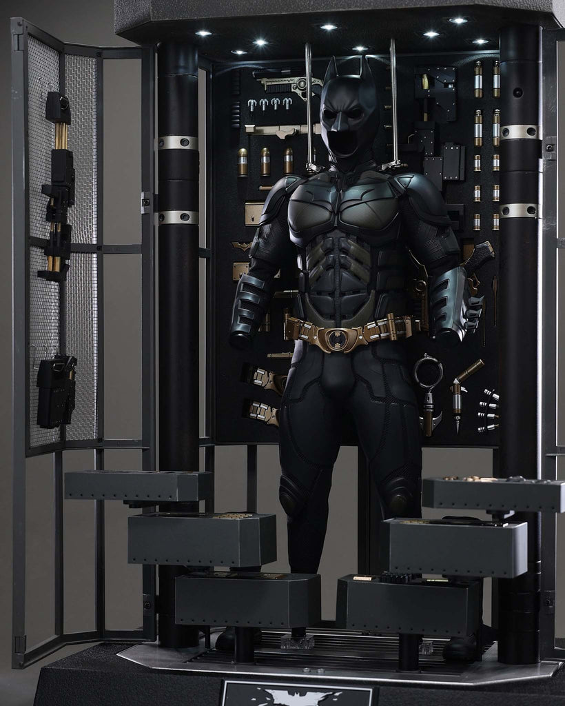 Hot Toys MMS750 Batman The Dark Knight 1/6th scale Batman Armory with Bruce Wayne (2.0) Collectible Set