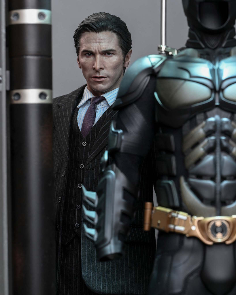 Hot Toys MMS750 Batman The Dark Knight 1/6th scale Batman Armory with Bruce Wayne (2.0) Collectible Set