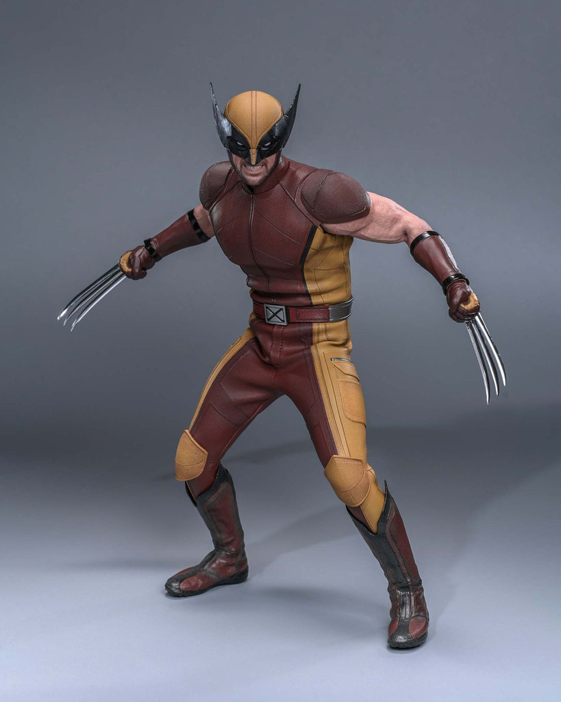 Hot Toys MMS831 Deadpool & Wolverine 1/6th scale Wolverine (Classic Brown and Tan) Collectible Figure [Hot Toys Exclusive]