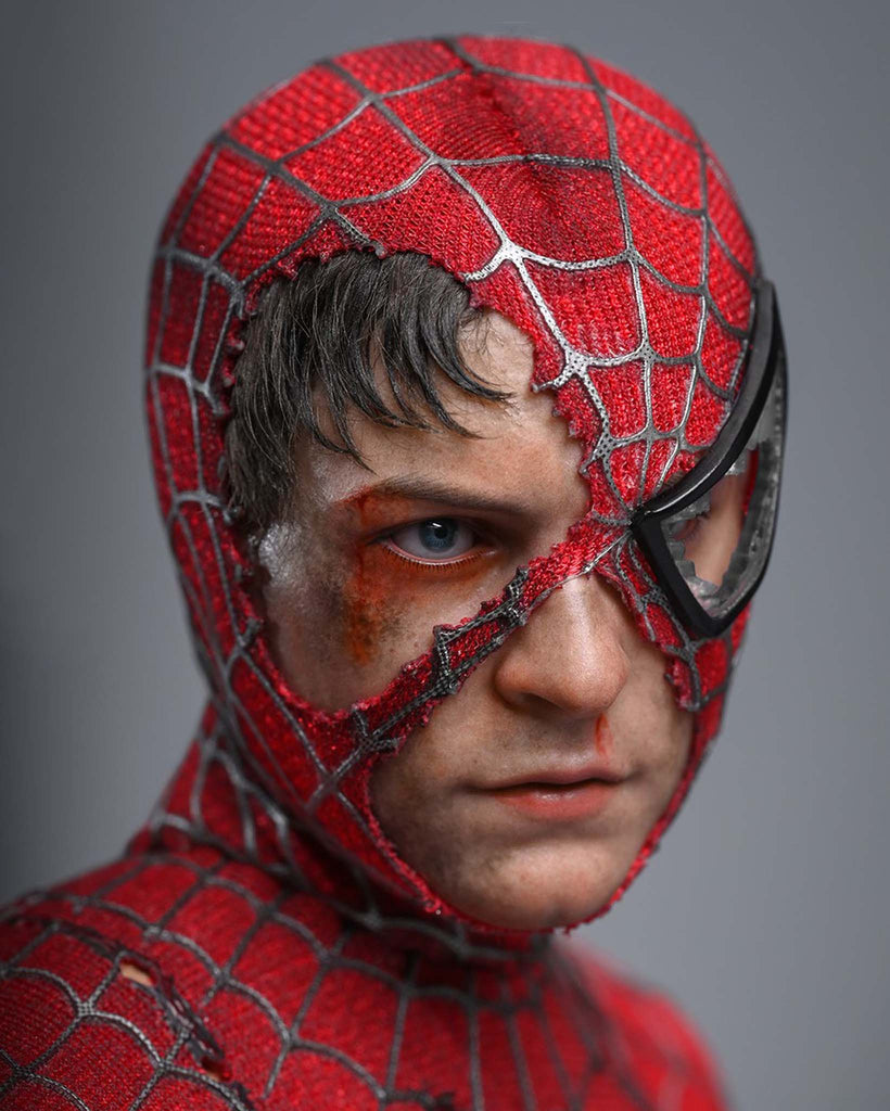Hot Toys MMS859 Spider-Man 1/6th scale Spider-Man (Battle Damaged Version) Collectible Figure