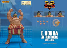 Load image into Gallery viewer, Storm collectibles Street Fighter V E. Honda Nostalgia Costume Exclusive 1/12 Scale Action Figure