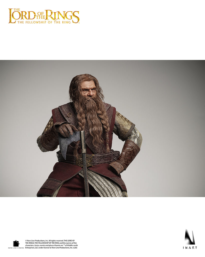 Preorder! INART The Lord of the Rings: The Fellowship of the Ring - Gimli 1/6 Scale Collectible Figure