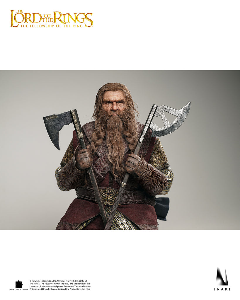 Preorder! INART The Lord of the Rings: The Fellowship of the Ring - Gimli 1/6 Scale Collectible Figure