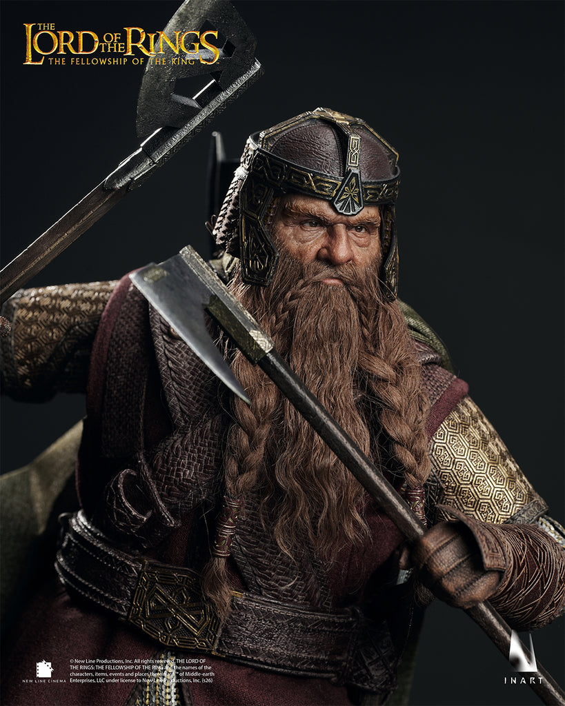 Preorder! INART The Lord of the Rings: The Fellowship of the Ring - Gimli 1/6 Scale Collectible Figure