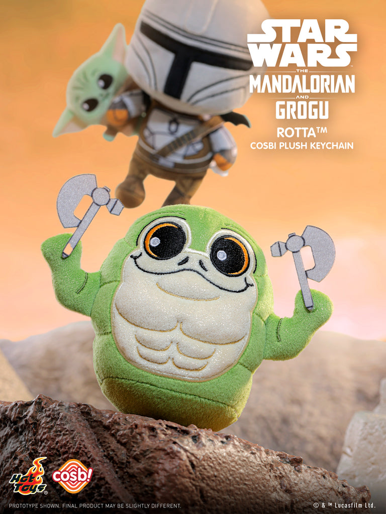 Hot Toys PPLU112N The Mandalorian and Grogu Cosbi Plush Keychain Collection