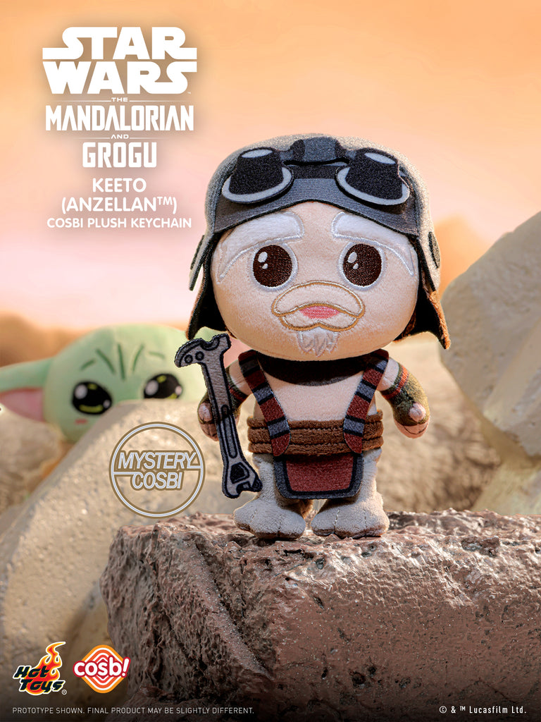 Hot Toys PPLU112N The Mandalorian and Grogu Cosbi Plush Keychain Collection