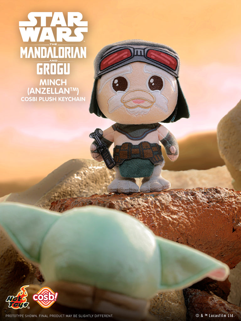 Hot Toys PPLU112N The Mandalorian and Grogu Cosbi Plush Keychain Collection