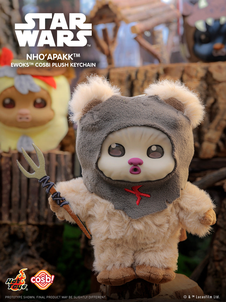 Hot Toys PPLU114N Ewoks Cosbi Plush Keychain Collection Series 2