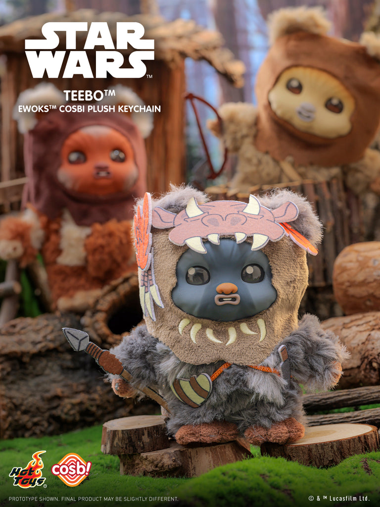 Hot Toys PPLU114N Ewoks Cosbi Plush Keychain Collection Series 2