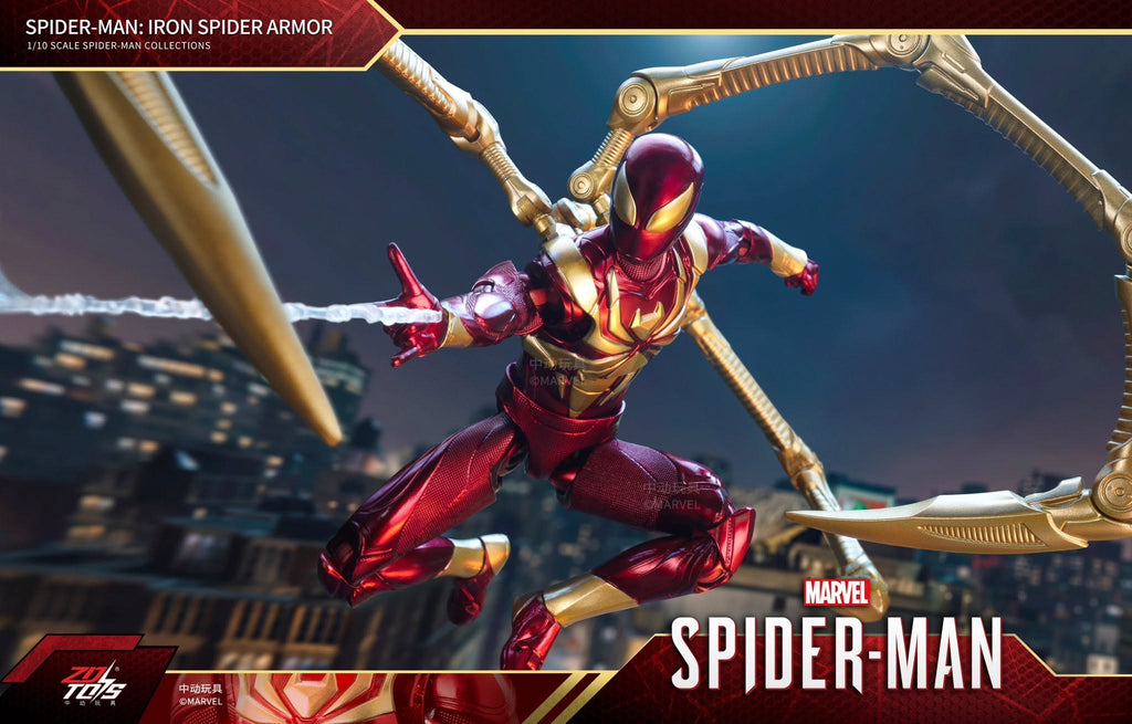 ZD TOYS Spider-Man:Iron Spiderman Armor 1/10 Scale Action Figure