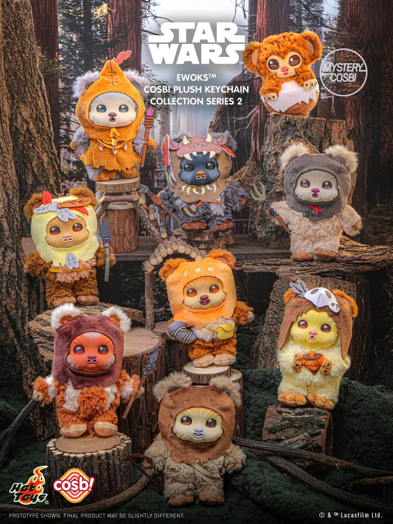 Hot Toys PPLU114N Ewoks Cosbi Plush Keychain Collection Series 2